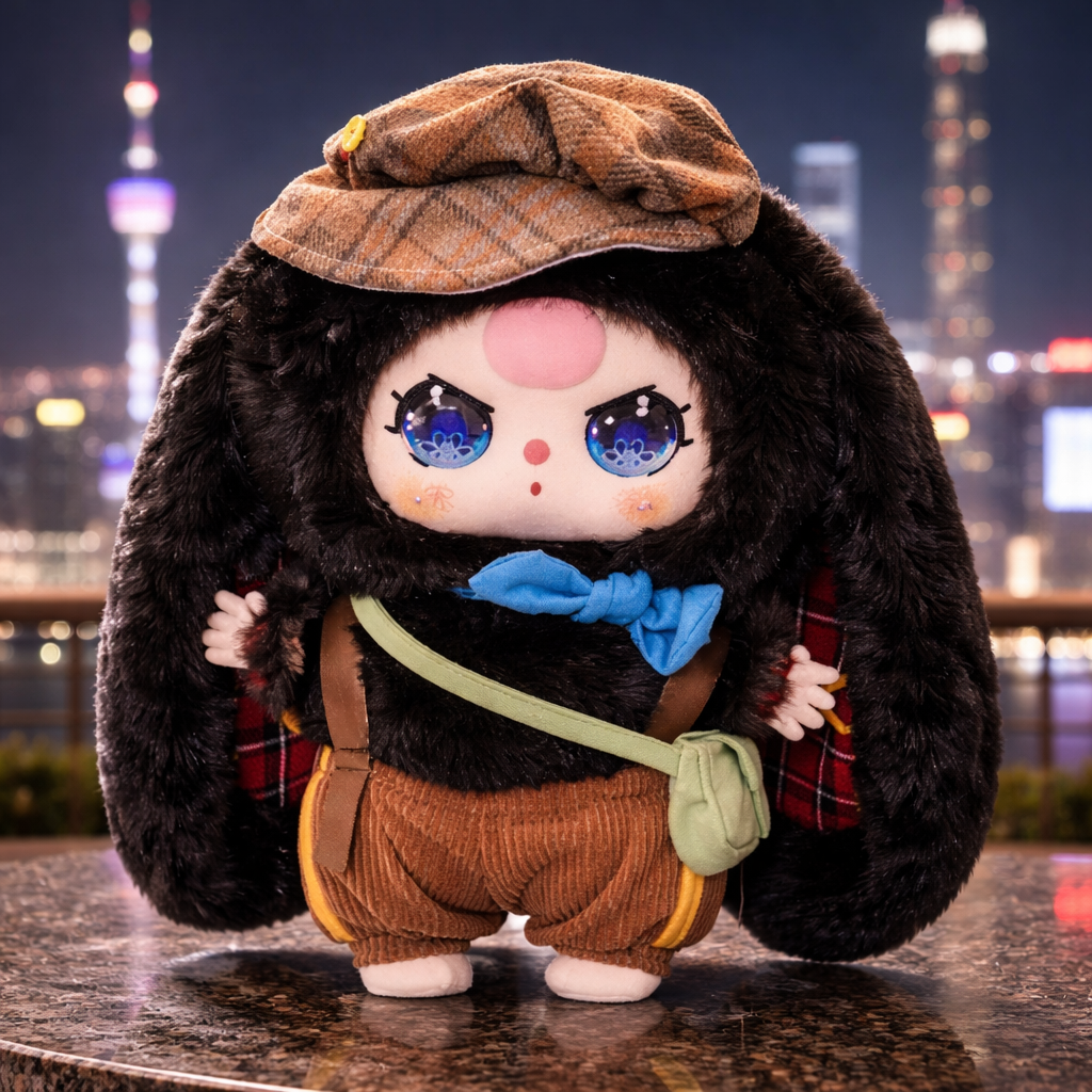 Baby Three Limited Edition Hangzhou 400% Shanghai plush figure