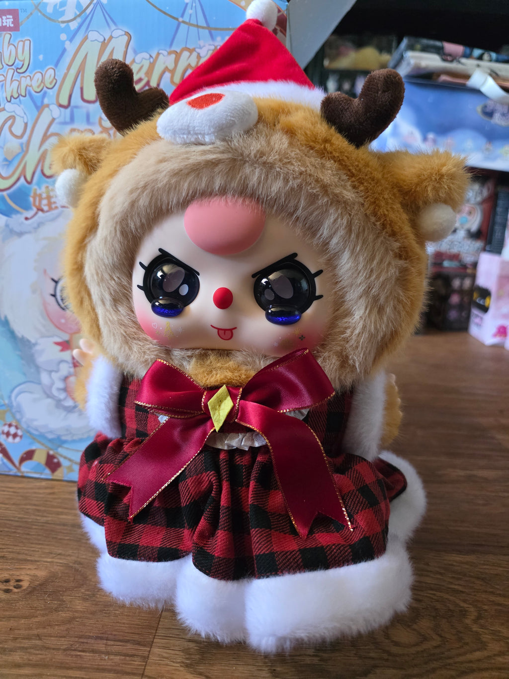Baby Three Merry Christmas 400% plush blind box- Limited Edition