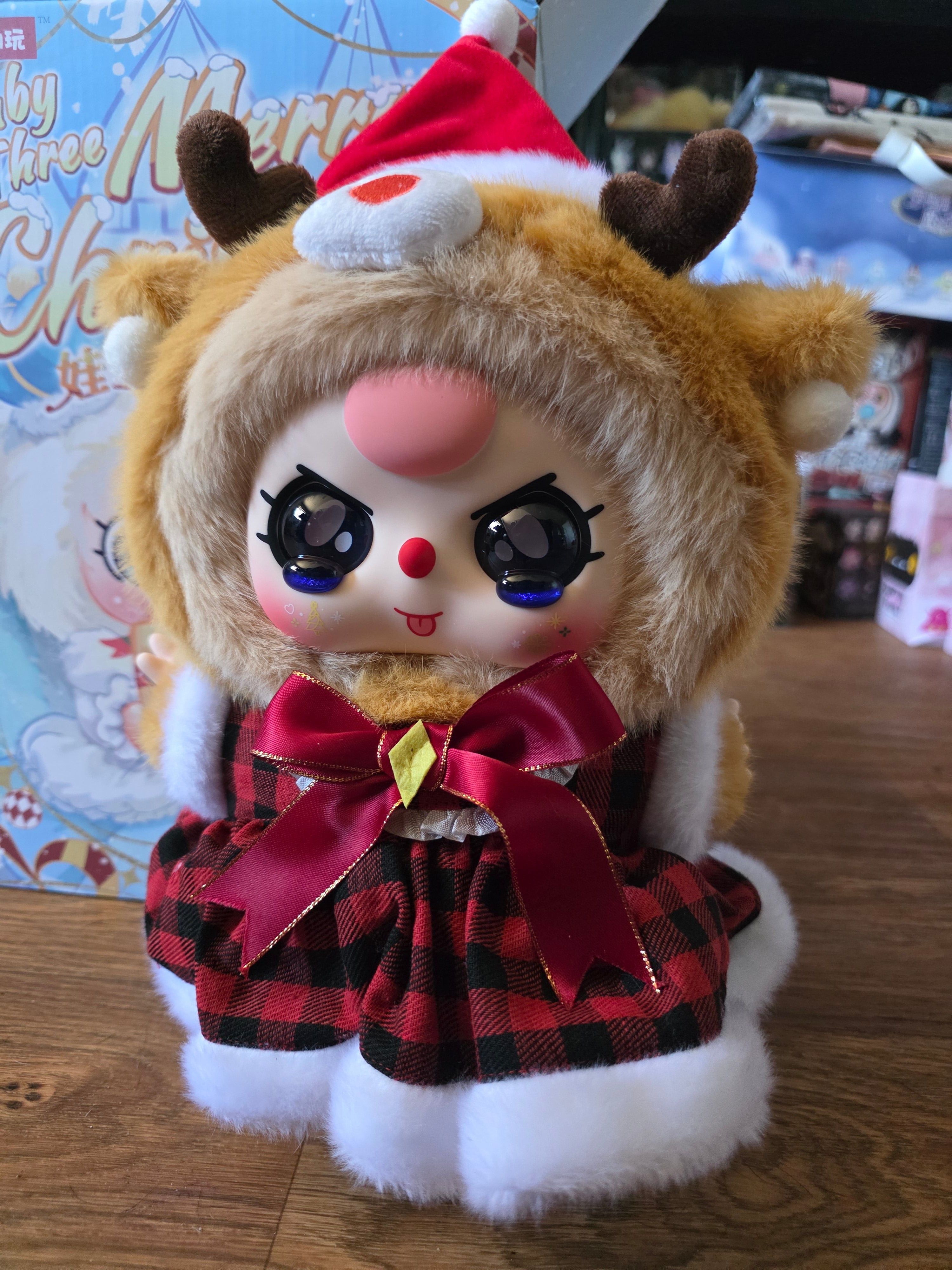 Baby Three Merry Christmas 400% plush blind box- Limited Edition