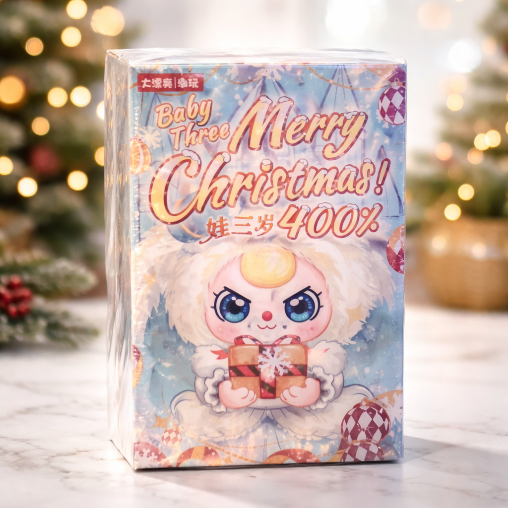 Baby Three Merry Christmas 400% plush blind box- Limited Edition