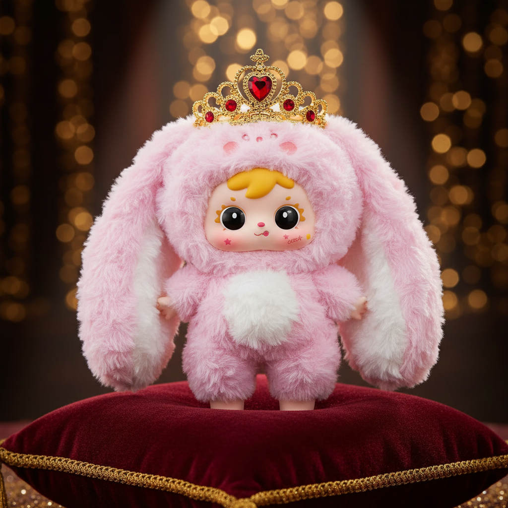 Samuel crown rabbit blind box 400% in luxurious setting